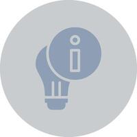 Light Info Creative Icon Design vector