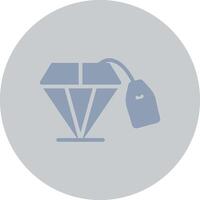 diseño de icono creativo de diamante vector