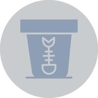 Food Waste Creative Icon Design vector