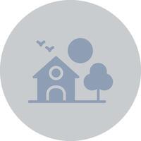 Home Landscape Creative Icon Design vector