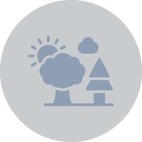 Trees Creative Icon Design vector