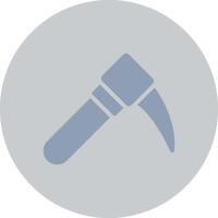 Pickaxe Creative Icon Design vector