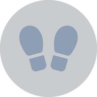 Footprint Creative Icon Design vector