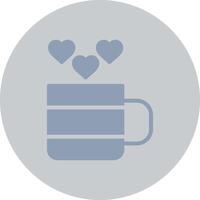 Love Tea Creative Icon Design vector