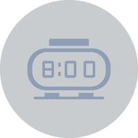 Digital Clock Creative Icon Design vector