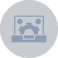 Content Management System Creative Icon Design vector