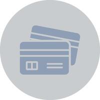 Credit Card Creative Icon Design vector