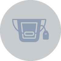 Bucket Creative Icon Design vector