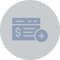 Bank Account Creative Icon Design vector