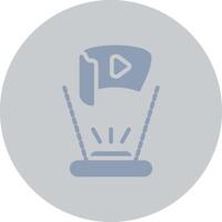 Field Of View Creative Icon Design vector