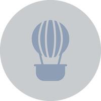 Hot Air Balloon Creative Icon Design vector