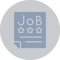 Job Offer Creative Icon Design vector