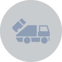 Garbage Truck Creative Icon Design vector