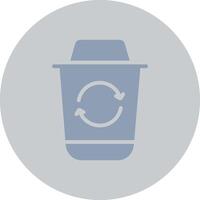 Recycle Bin Creative Icon Design vector