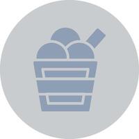 Ice Cream Creative Icon Design vector