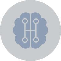 Humanoid Robot Creative Icon Design vector