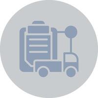 Logistic Creative Icon Design vector