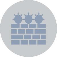 Barbed Wire Creative Icon Design vector