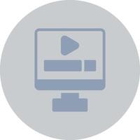 Video Play Creative Icon Design vector