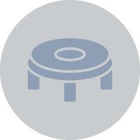 Trampoline Creative Icon Design vector