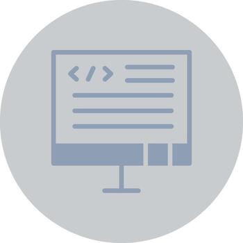 Code Creative Icon Design vector