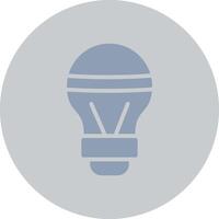 LED Bulb Creative Icon Design vector