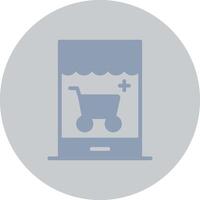 Personalized Web Store Creative Icon Design vector