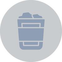 Paper Bin Creative Icon Design vector