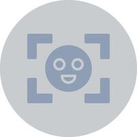 Face Detection Creative Icon Design vector