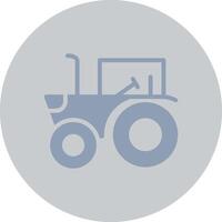 diseño de icono creativo de tractor vector