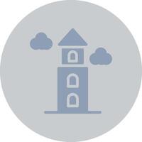 Tower Creative Icon Design vector