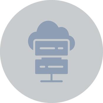 Cloud Computing Creative Icon Design vector