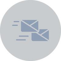Mass Mailing Creative Icon Design vector
