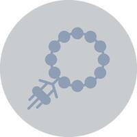 Rosary Creative Icon Design vector