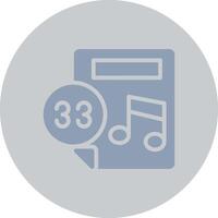 Music Score Creative Icon Design vector