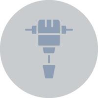 Jackhammer Creative Icon Design vector
