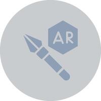 Ar Spear Throwing Creative Icon Design vector