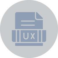 Ux Format Creative Icon Design vector