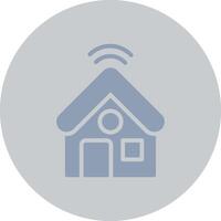 Smart Home Creative Icon Design vector