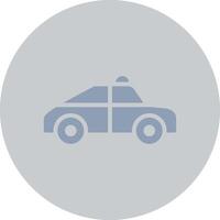 Police Car Creative Icon Design vector