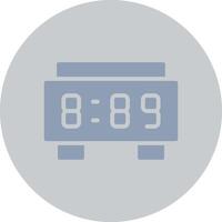 Digital Clock Creative Icon Design vector