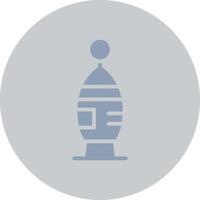Space Capsule Creative Icon Design vector