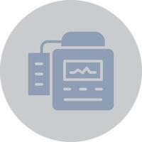 Defibrillator Creative Icon Design vector