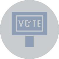 votar diseño de icono creativo vector