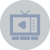 Watching TV Creative Icon Design vector