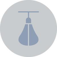 Punching Ball Creative Icon Design vector
