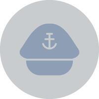 Captain Creative Icon Design vector