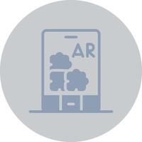 Ar Puzzle Creative Icon Design vector