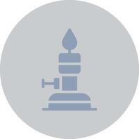 Bunsen Burner Creative Icon Design vector