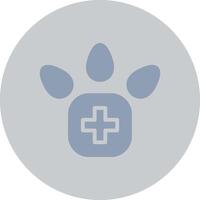 diseño de icono creativo de pie veterinario vector